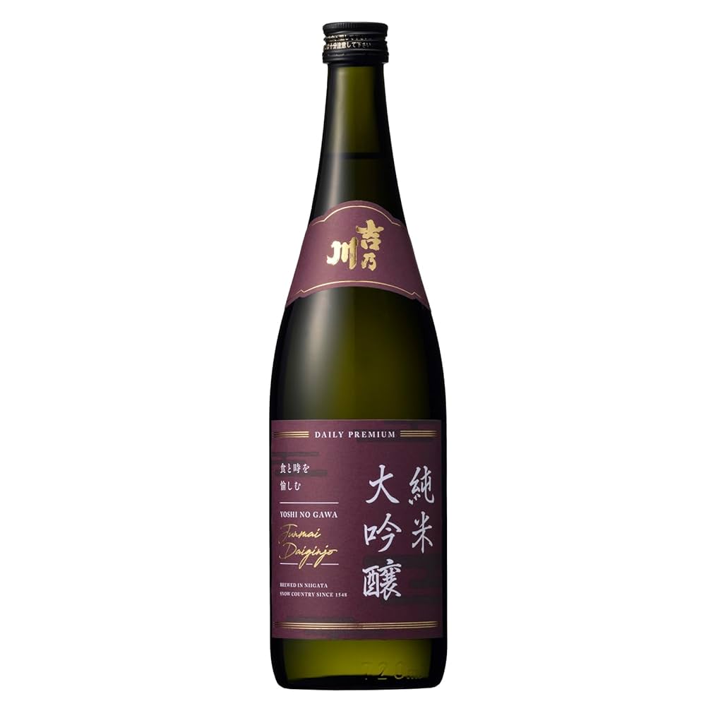 Amazon.co.jp: 吉乃川 純米大吟醸50 PAIR 瓶 720ml : 食品・飲料